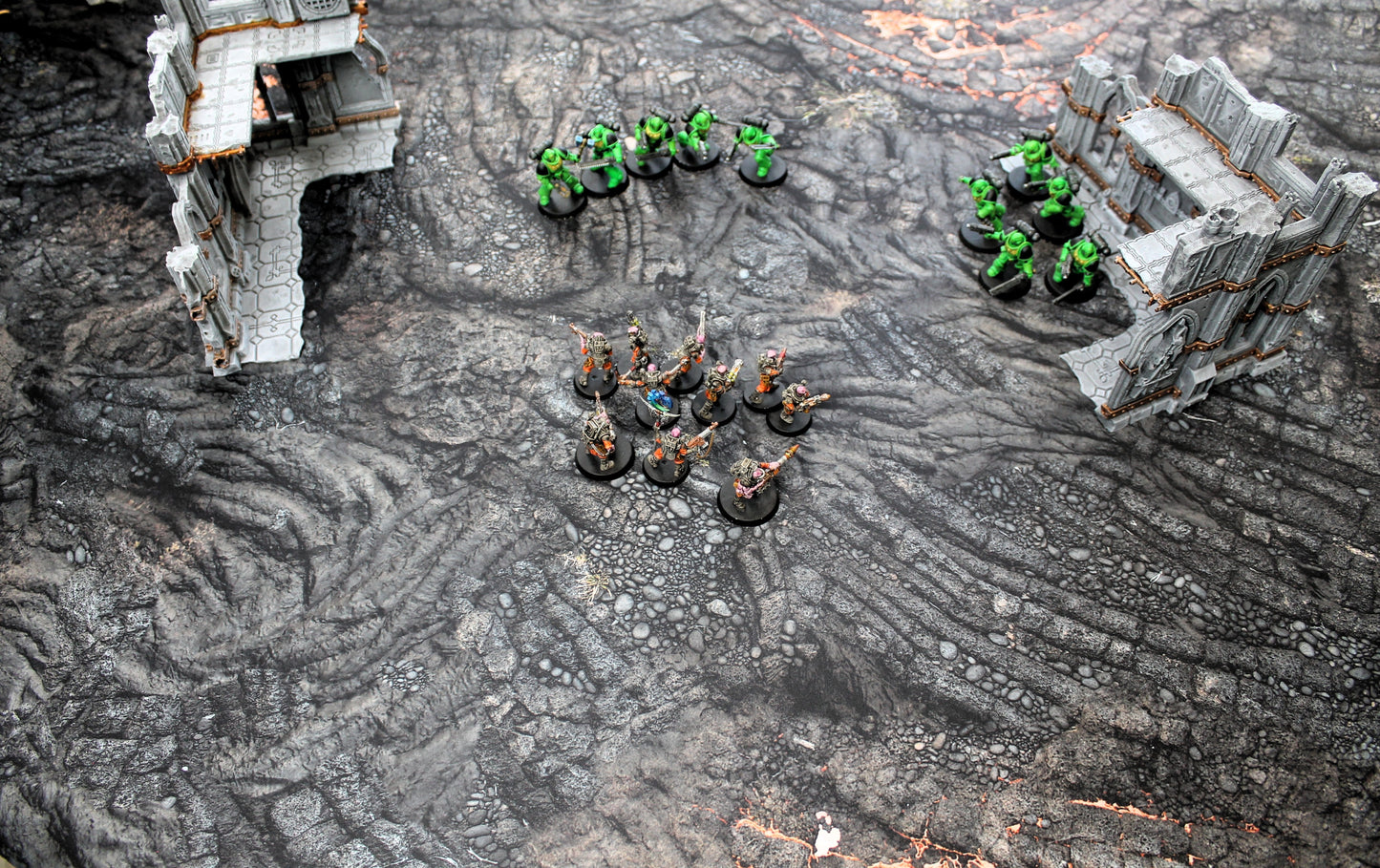 Lava Flows - Neoprene Battle Mat with Bag
