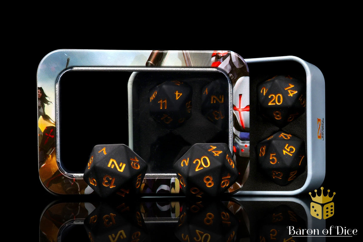 Infinity: N5 Matte W/ Gold - Official Dice Set