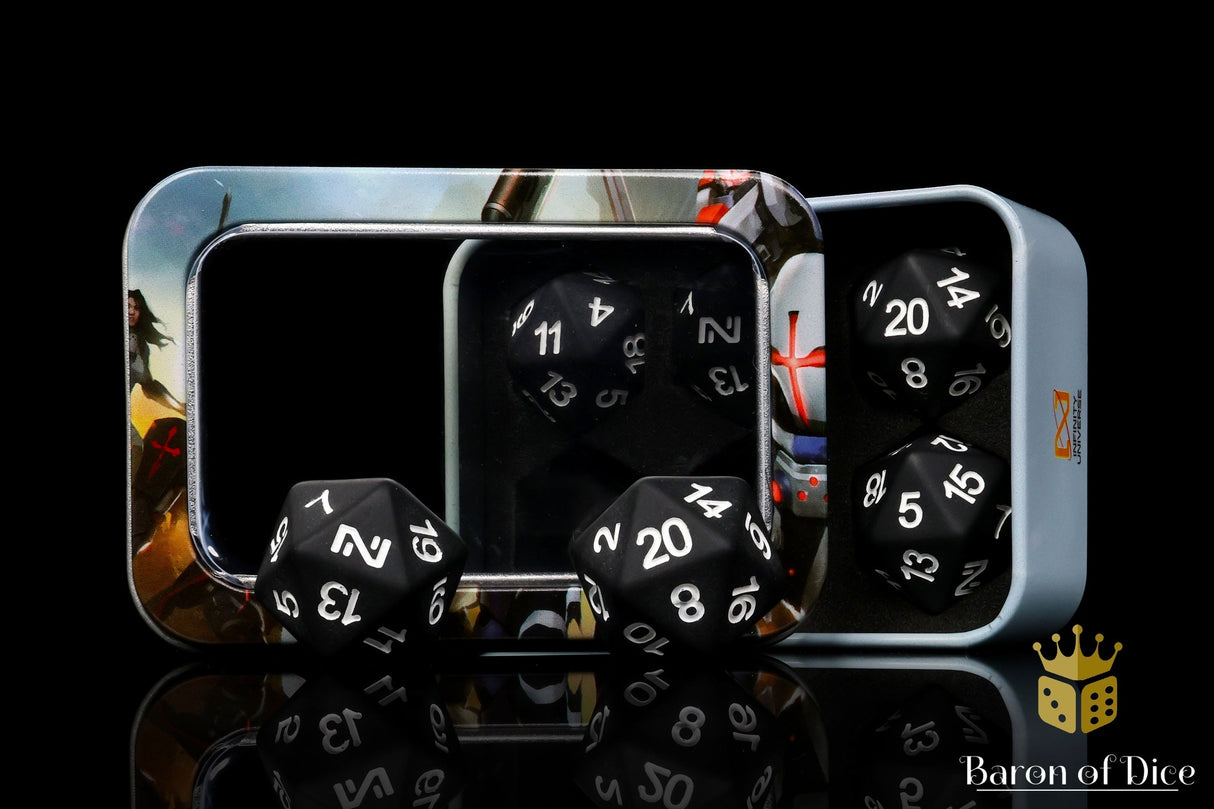 Infinity: N5 Matte W/ White - Official Dice Set