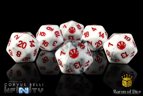 Infinity: Japanese Secessionist Army (JSA) - Official Dice Set