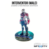Infinity 3D Markers: Interventor, Male (25mm Cybermask)