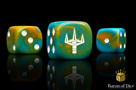 Kings of War: Trident Realm - Official Dice Set