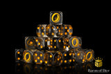 Translucent Gold Ring Dice