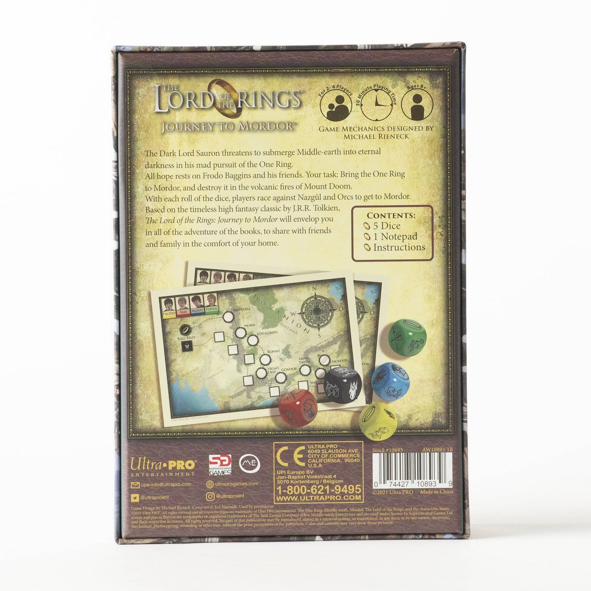 The Lord of the Rings: Journey to Mordor Dice Game