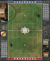 Mats by Mars:  Grassy Spring Fantasy Football Play Mat / Pitch