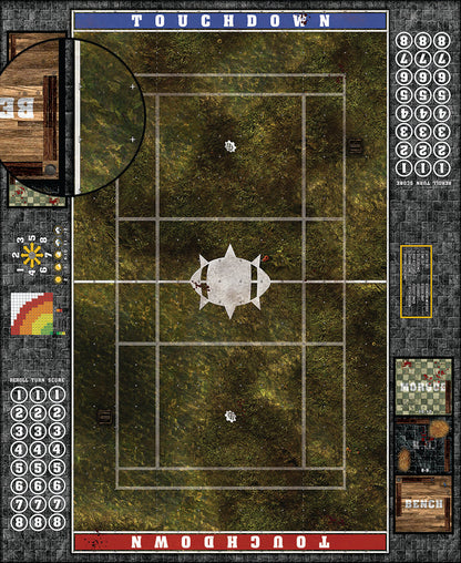 Mats by Mars:  Swamplands Fantasy Football Play Mat / Pitch