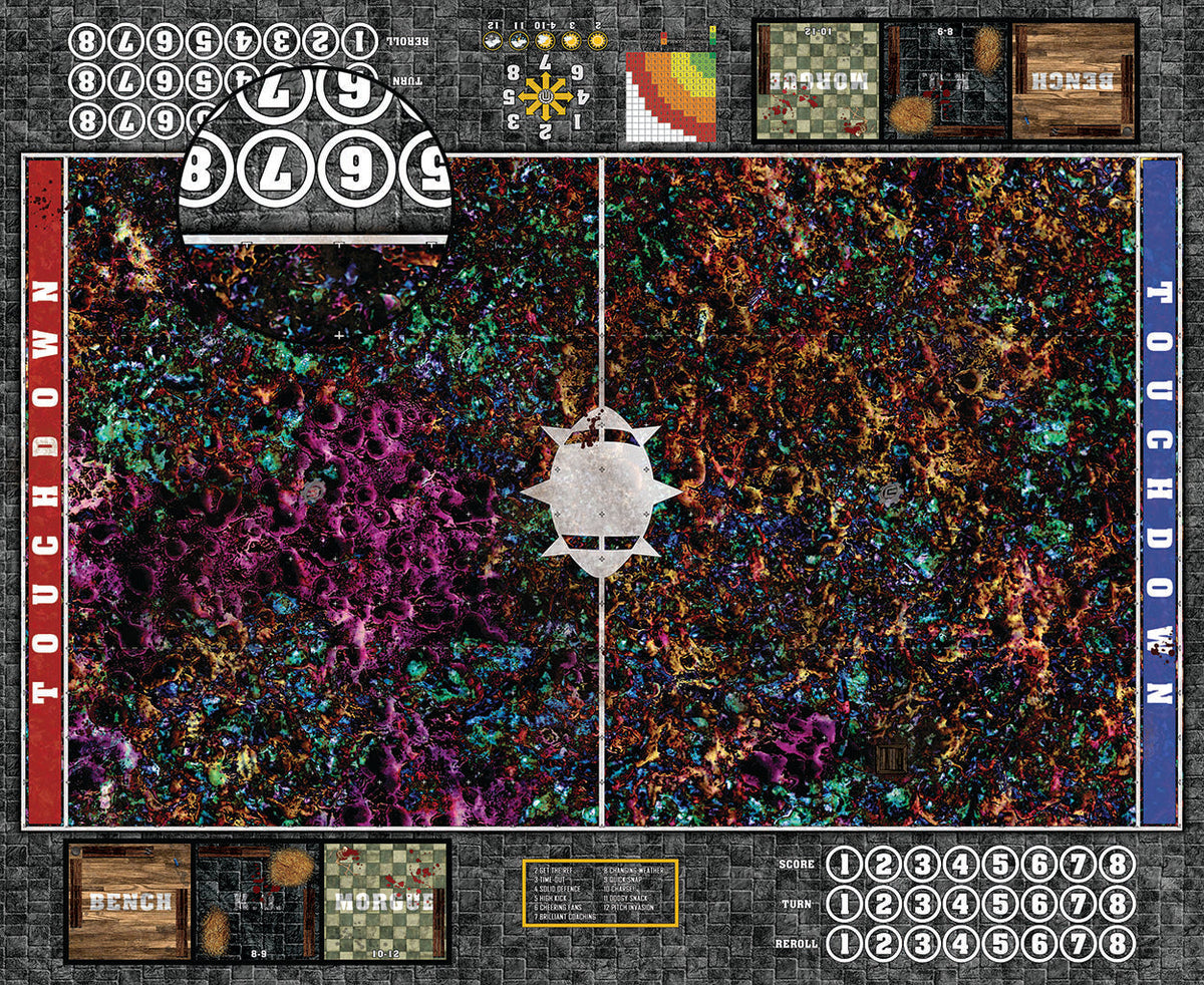 Mats by Mars:  Chaos Realm Fantasy Football Play Mat / Pitch