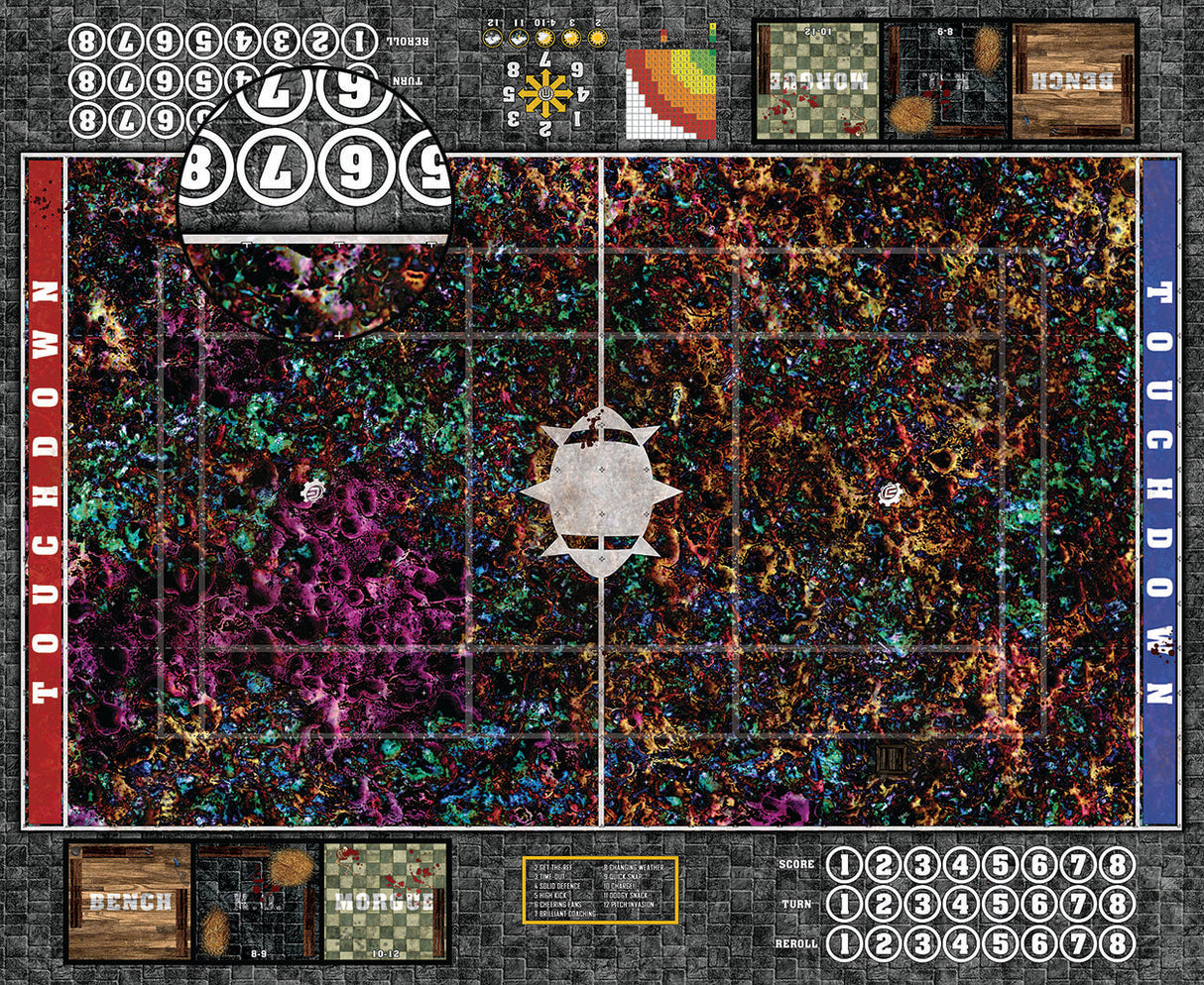Mats by Mars:  Chaos Realm Fantasy Football Play Mat / Pitch