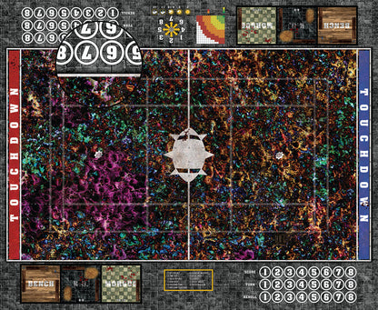 Mats by Mars:  Chaos Realm Fantasy Football Play Mat / Pitch
