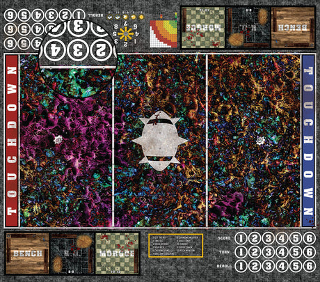 Mats by Mars:  Chaos Realm Fantasy Football Play Mat / Pitch