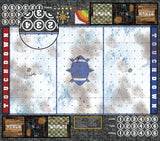 Mats by Mars:  Winter's Wrath Fantasy Football Play Mat / Pitch