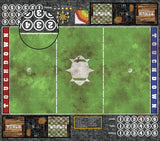 Mats by Mars:  Verdant Field Fantasy Football Play Mat / Pitch