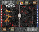 Mats by Mars:  Molten Crust Fantasy Football Play Mat / Pitch