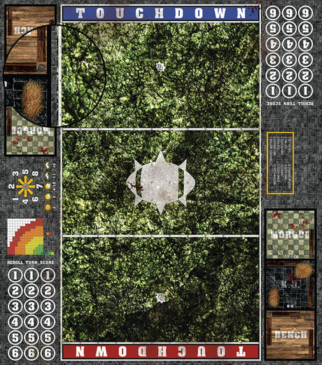 Mats by Mars:  Creeping Mold Fantasy Football Play Mat / Pitch