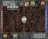 Mats by Mars:  Shattered Soil Fantasy Football Play Mat / Pitch