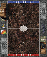 Mats by Mars:  Shattered Soil Fantasy Football Play Mat / Pitch