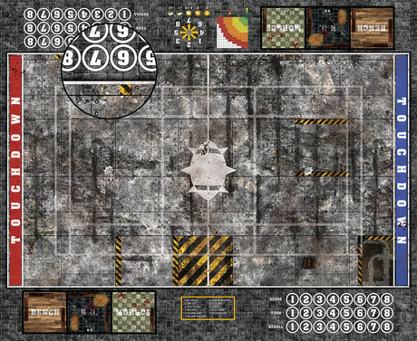 Mats by Mars:  Werkshoppe Fantasy Football Play Mat / Pitch