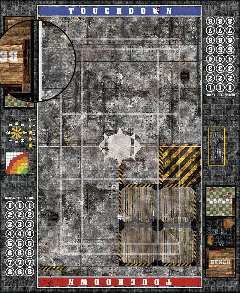 Mats by Mars:  Werkshoppe Fantasy Football Play Mat / Pitch