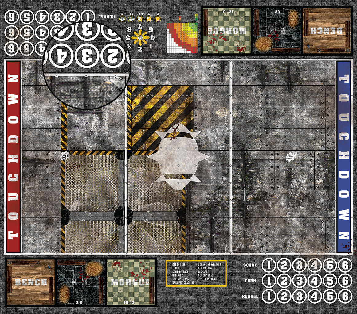 Mats by Mars:  Werkshoppe Fantasy Football Play Mat / Pitch
