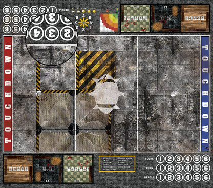 Mats by Mars:  Werkshoppe Fantasy Football Play Mat / Pitch