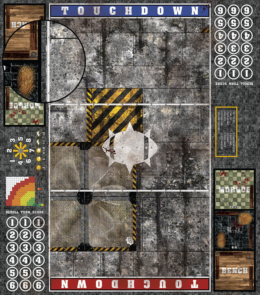 Mats by Mars:  Werkshoppe Fantasy Football Play Mat / Pitch