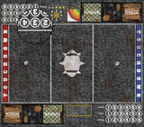 Mats by Mars:  Grey Sett Stone Fantasy Football Play Mat / Pitch
