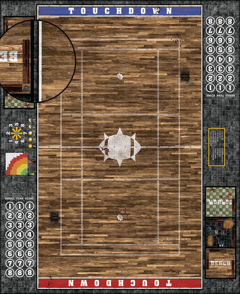 Mats by Mars:  Tavern Fantasy Football Play Mat / Pitch