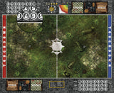 Mats by Mars:  Forgotten Temple Fantasy Football Play Mat / Pitch