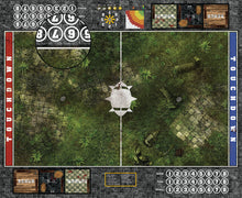 Mats by Mars:  Forgotten Temple Fantasy Football Play Mat / Pitch