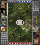 Mats by Mars:  Forgotten Temple Fantasy Football Play Mat / Pitch