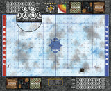 Mats by Mars:  Frosty Cobbles Fantasy Football Play Mat / Pitch