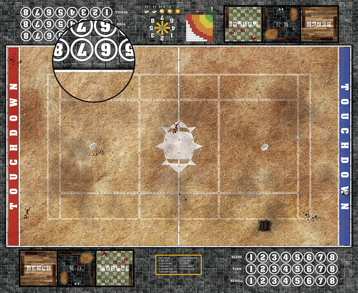 Mats by Mars:  Swallowing Sand Fantasy Football Play Mat / Pitch