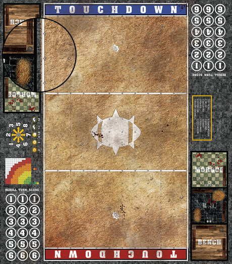 Mats by Mars:  Swallowing Sand Fantasy Football Play Mat / Pitch