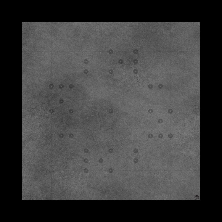Mats by Mars: Koncrete Blok (Extra Dark) Tabletop Wargaming Play Mat