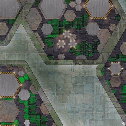 Mats by Mars: Quinfinity Jade Tabletop Wargaming Play Mat