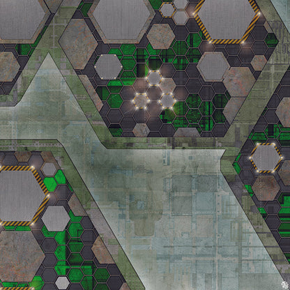 Mats by Mars: Quinfinity Jade Tabletop Wargaming Play Mat