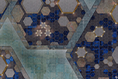 Mats by Mars: Quinfinity Sapphire Tabletop Wargaming Play Mat