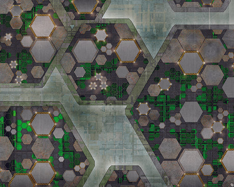 Mats by Mars: Quinfinity Jade Tabletop Wargaming Play Mat