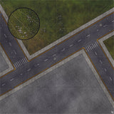 Mats by Mars: Park Avenue (Intersection) Tabletop Wargaming Play Mat