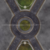 Mats by Mars: Park Avenue (Circle) Tabletop Wargaming Play Mat