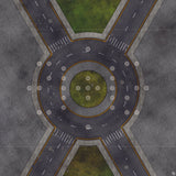 Mats by Mars: Park Avenue (Circle) Tabletop Wargaming Play Mat