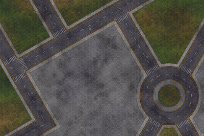 Mats by Mars: Park Avenue (Bend Rd) Tabletop Wargaming Play Mat
