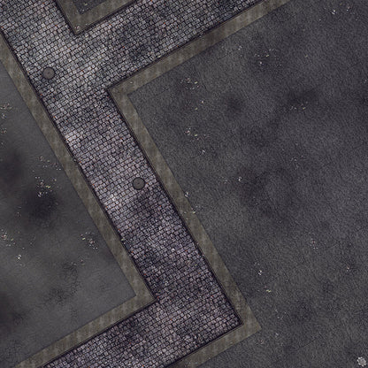 Mats by Mars: Victorian Alley (Bend Rd) Tabletop Wargaming Play Mat