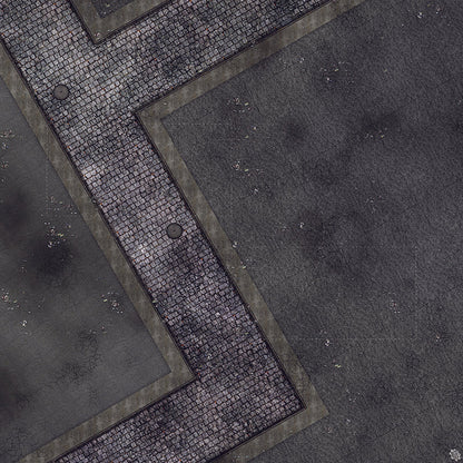 Mats by Mars: Victorian Alley (Bend Rd) Tabletop Wargaming Play Mat