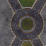 Mats by Mars: Park Avenue (Circle) Tabletop Wargaming Play Mat