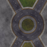 Mats by Mars: Park Avenue (Circle) Tabletop Wargaming Play Mat
