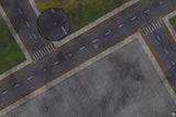 Mats by Mars: Park Avenue (Intersection) Tabletop Wargaming Play Mat