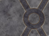 Mats by Mars: Crime Alley (Circle) Tabletop Wargaming Play Mat