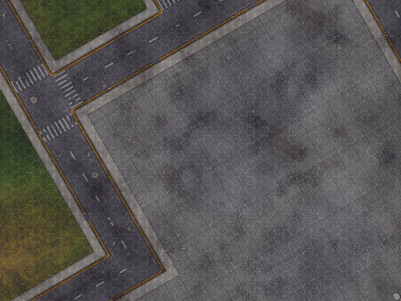 Mats by Mars: Park Avenue (Bend Rd) Tabletop Wargaming Play Mat