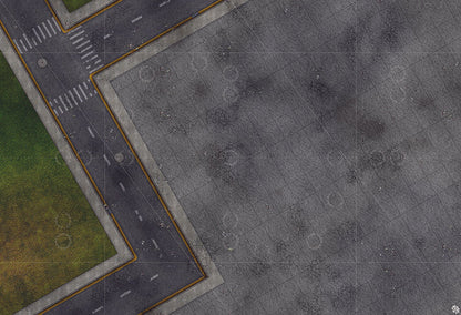 Mats by Mars: Park Avenue (Bend Rd) Tabletop Wargaming Play Mat
